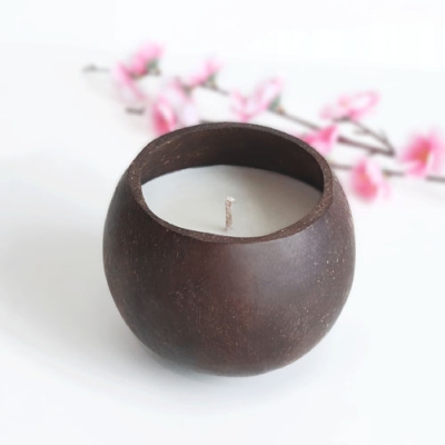 coconut Candle Holder