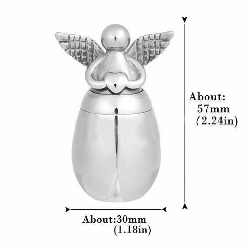 Mini Cremation Urn Jar Angel