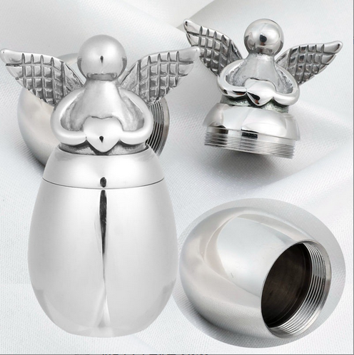 Mini Cremation Urn Jar Angel