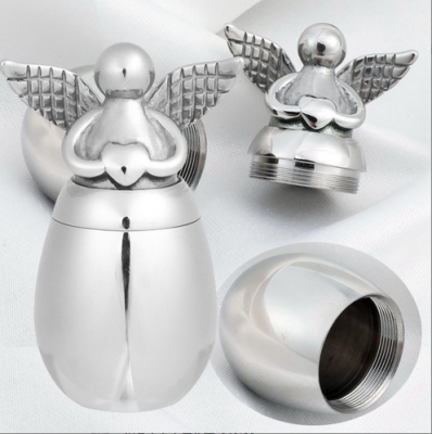 Mini Cremation Urn Jar Angel