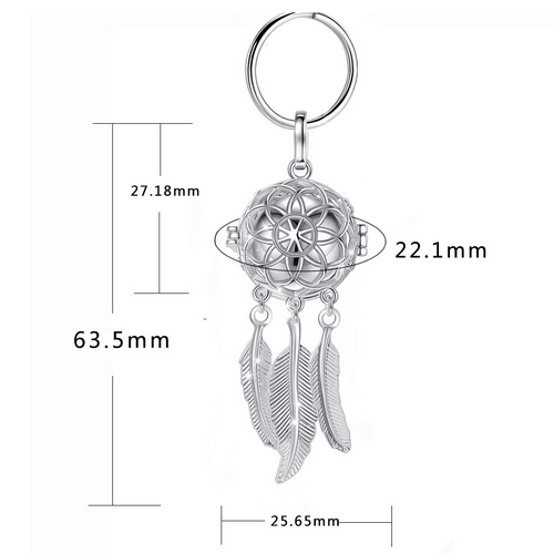 Key Chain Cremation Urn