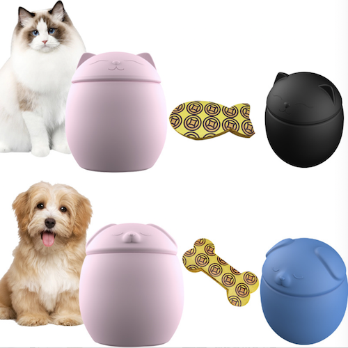 Silicone urn for pets