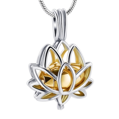 Lotus Urn Necklaces for Ashes